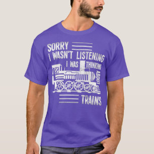Trains Collector Railroad Conductor Model Train T-Shirt