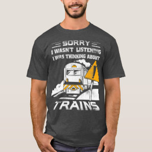 Trains Collector Railroad Conductor Model Train T-Shirt
