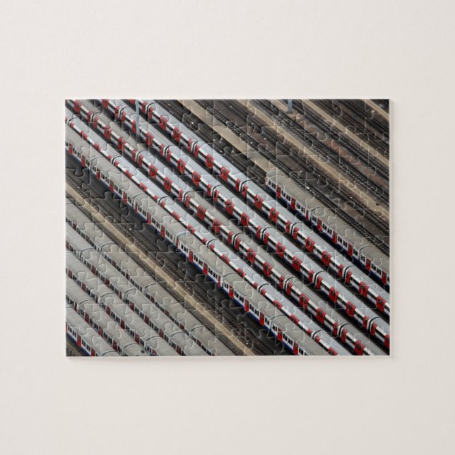 Trains-Impossible Jigsaw Puzzle (Horizontal)