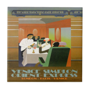 Trains, Orient Express, Tile