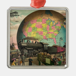 Trains, Planes & Everything Else Metal Tree Decoration