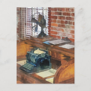 Trains - Station Master's Office Postcard