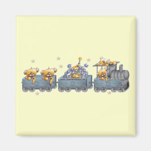 Trains & Teddy Bears Magnet