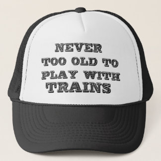 Trains Trucker Hat