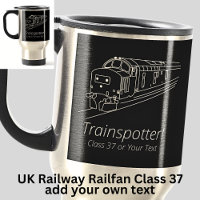Trainspotter Class 37 Railfan UK Railway Diesel
