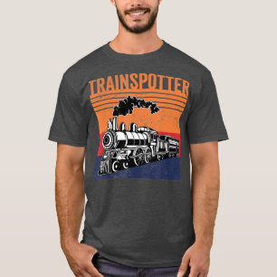 Trainspotter Model Railroad Train T-Shirt