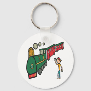 Trainspotting Key Ring