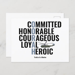 Traits of a Marine Postcard