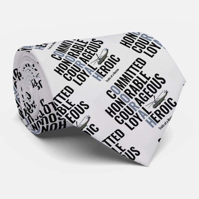 Traits of a Marine Tie (Rolled)