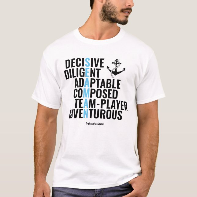 Traits of a Sailor T-Shirt (Front)