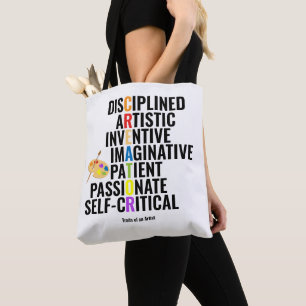 Traits of an Artist Tote Bag