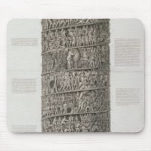 Trajan's Column (engraving) Mouse Mat