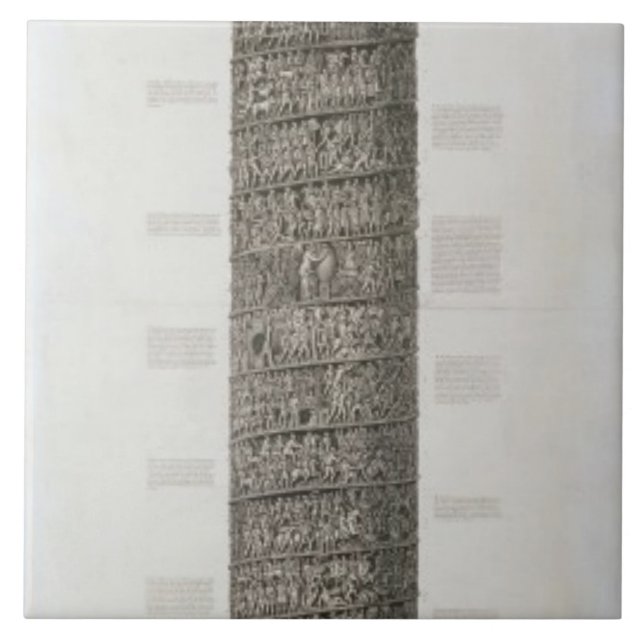 Trajan's Column (engraving) Tile (Front)