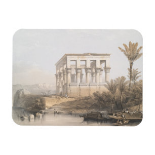 Trajan's Kiosk, hypaethral Temple at Philae Egypt Magnet
