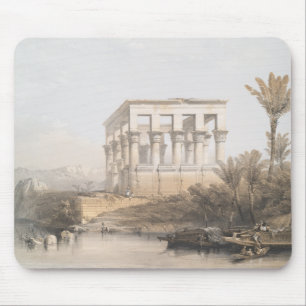 Trajan's Kiosk, hypaethral Temple at Philae Egypt Mouse Mat
