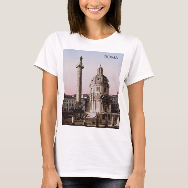 Trajan's Pillar in Rome (c. 1900)  T-Shirt (Front)