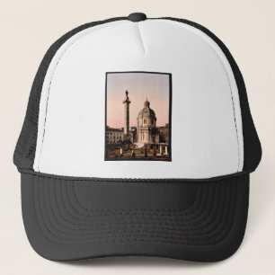 Trajan's Pillar, Rome, Italy classic Photochrom Trucker Hat
