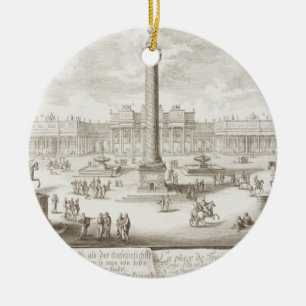 Trajan's Square Rome, from 'Entwurf einer historis Ceramic Tree Decoration