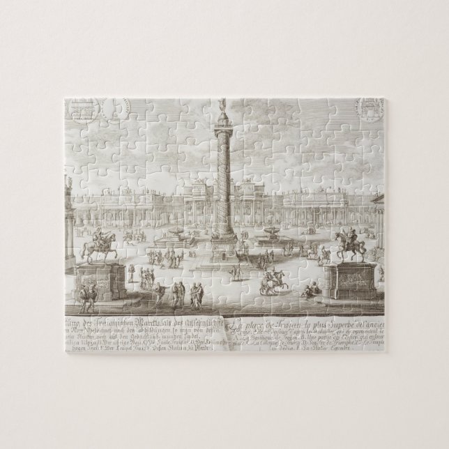 Trajan's Square Rome, from 'Entwurf einer historis Jigsaw Puzzle (Horizontal)