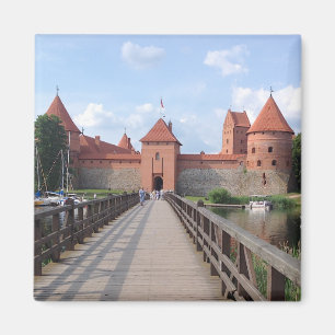 Trakai Island Castle - LITHUANIA --- Magnet