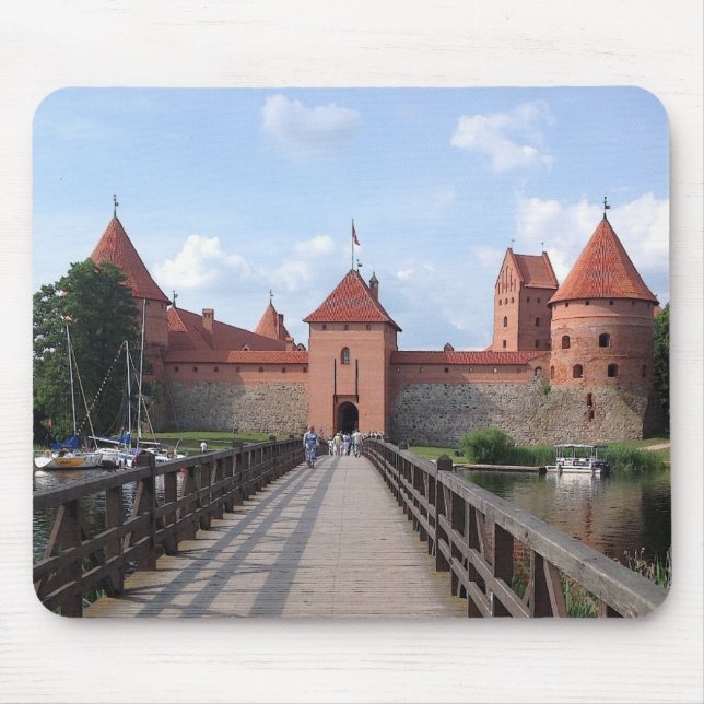 Trakai Island Castle - Lithuania --- Mouse Mat (Front)