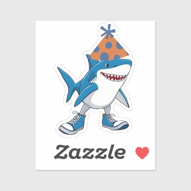 Tralalero Tralala Birthday Cartoon Shark (Sheet)