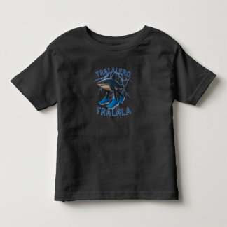 Tralalero Tralala Bootleg Brainrot Italian Meme Toddler T-Shirt