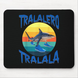 Tralalero Tralala Funny Italian Brainrot Meme  Mouse Mat