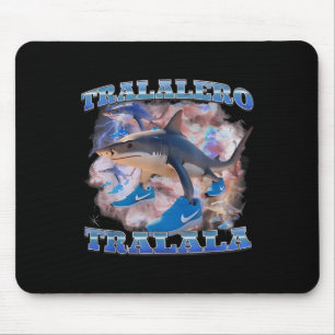 Tralalero Tralala Funny Meme Italian Brainrot Gen Mouse Mat