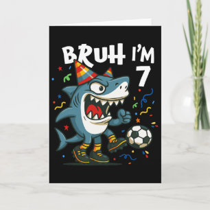 Tralalero Tralala Italian Brain Red Soccer 7th Bir Card