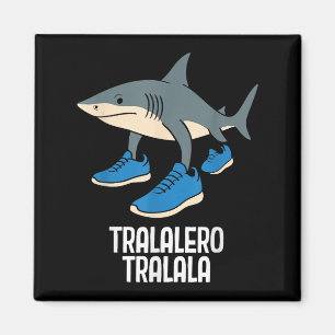 Tralalero Tralala Italian Brainrot Funny Meme  Magnet