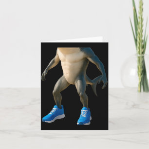 Tralalero Tralala Italian Brainrot Halloween Costu Card