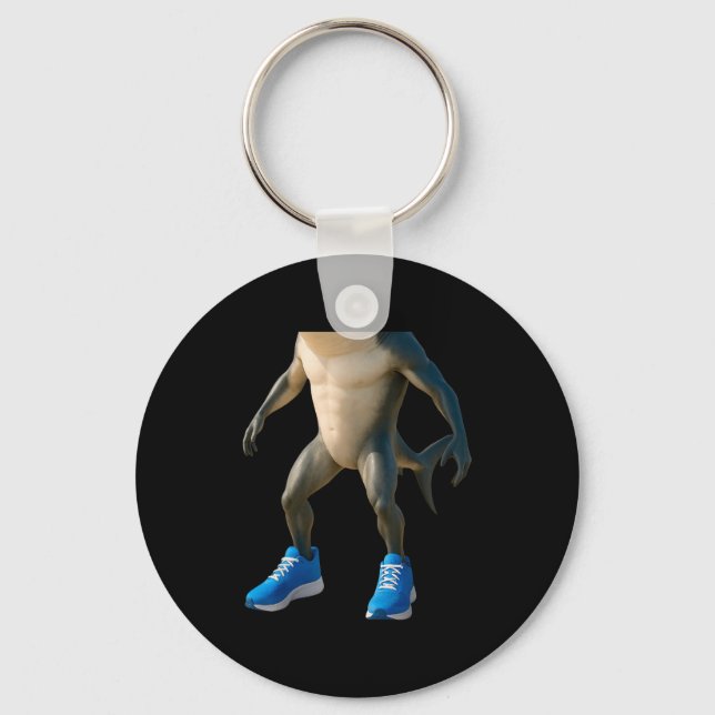 Tralalero Tralala Italian Brainrot Halloween Costu Key Ring (Front)