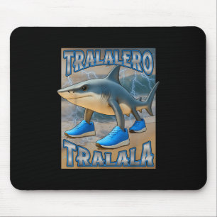 Tralalero Tralala Italian Brainrot Meme Birthday F Mouse Mat