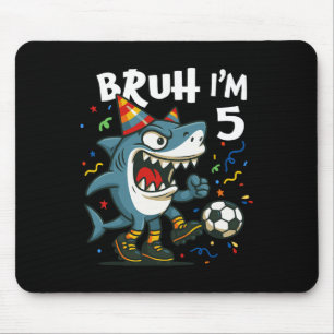 Tralalero Tralala Italian Brainrot Soccer 5th Birt Mouse Mat