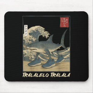 Tralalero Tralala Shark Italian Brainrot Meme Japa Mouse Mat