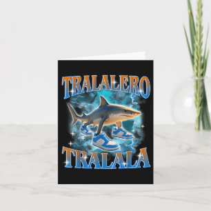 Tralalero Tralala Shark Meme Bootle Card