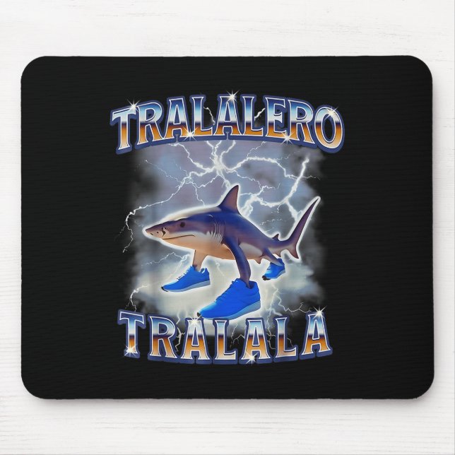 Tralalero Tralala Shark Meme Bootle  Mouse Mat (Front)