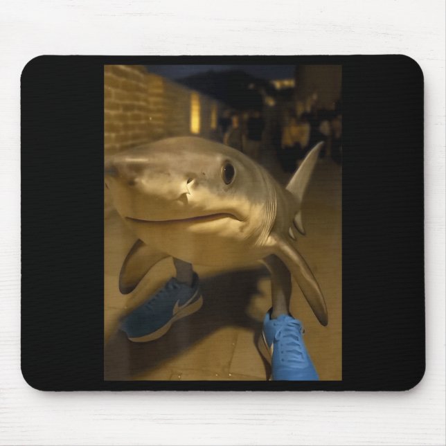 Tralalero tralala shark meme  mouse mat (Front)