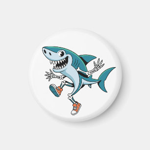 Tralalero Tralala SkeleBoo Halloween Design Magnet