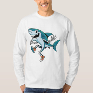 Tralalero Tralala SkeleBoo Halloween Design Men's T-Shirt