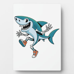 Tralalero Tralala SkeleBoo Halloween Design Plaque