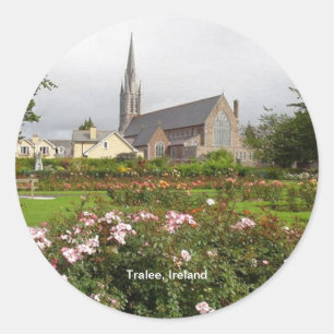 Tralee Ireland, Rose Garden, Town Park, Classic Round Sticker