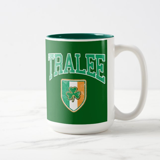 TRALEE Ireland Two-Tone Coffee Mug (Right)