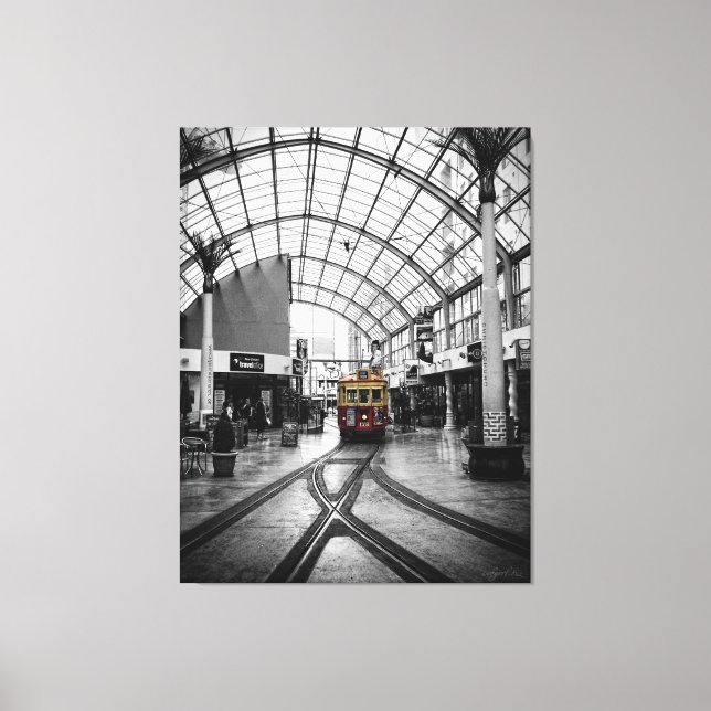 Tram : Christchurch New Zealand Canvas (Front)