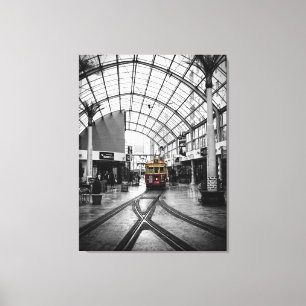 Tram : Christchurch New Zealand Canvas Print