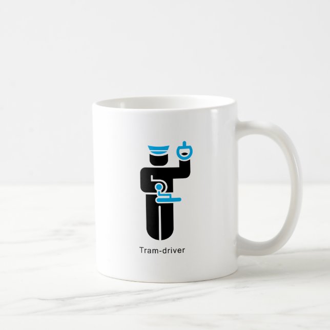 tram-driver coffee mug (Right)