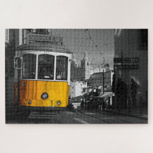 Tram in Lisbon Jigsaw Puzzle