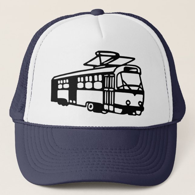 Tram - Subway Trucker Hat (Front)