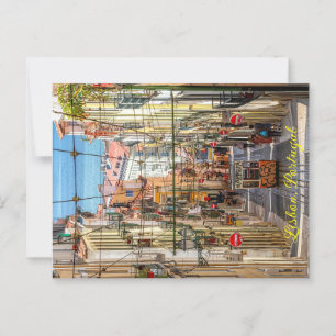Tram with grafitti, Lisbon, Portugal Postcard